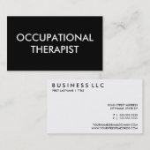 beroeps therapeut visitekaartje (Voorkant / Achterkant)