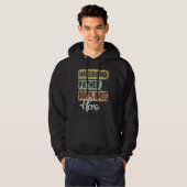 Beroeps vader held vader Tandartsassistent Hoodie (Voorkant volledig)