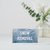 Beroeps van de Verwijdering van de sneeuw de Koele Visitekaartje (Staand voorkant)