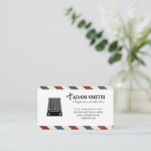 Beroepsafspraak voor kapper afsprakenkaartje (Staand voorkant)