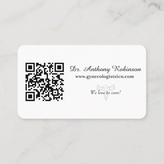 Beroepsarts Visitekaartje (Achterkant)