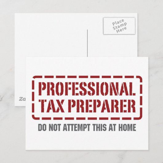 Beroepsbelastingzetter Briefkaart (Voorkant / Achterkant)