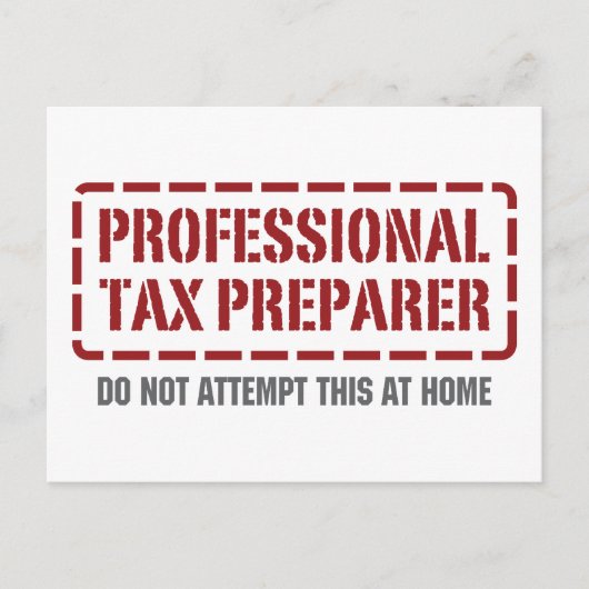 Beroepsbelastingzetter Briefkaart (Voorkant)