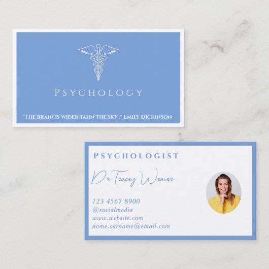 Beroepsbeoefenaar in de gezondheidszorg - Visiteka Visitekaartje (Voorkant / Achterkant)