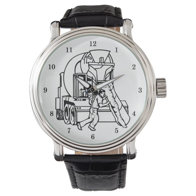BeroepsCementLaag Horloge (Voorkant)