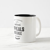 Beroepscommissie Tweekleurige Koffiemok (Voorkant rechts)