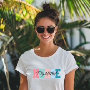 Beroepsdagverpleegster vieren t-shirt