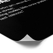 Beroepsdefinitie scheikundig ingenieur Engineering Poster (Hoek)