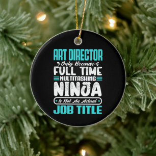 Beroepsfunctie Art Director Fun Creativ Keramisch Ornament