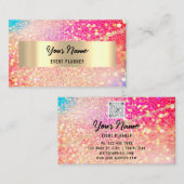 BEROEPSGEBEURTENISPLANNER MAKEUP ARTIST Logo QR Afsprakenkaartje (Voorkant / Achterkant)