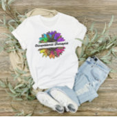 Beroepshalve Therapeut Beroep Zonnebloem T-shirt