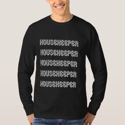Beroepshuishoudster T-shirt (Voorkant)