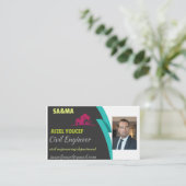 BEROEPSKAART VISITEKAARTJE (Staand voorkant)