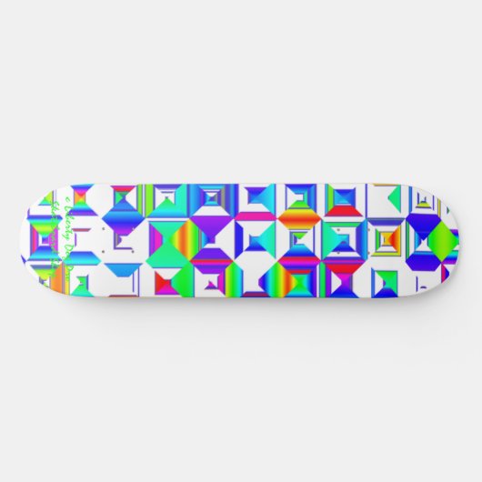 BEROEPSKATEBOARDEN - RAINBOUWQUAREN - RAD SKATEBOARD (Horizontaal)