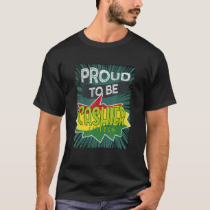 Beroepsloopbaan werknemer in loondienst t-shirt