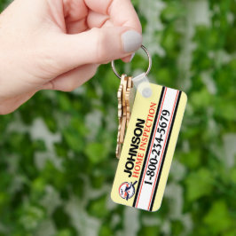 Beroepsmatige huisonderzoekdienst sleutelhanger
