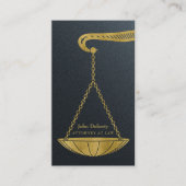 Beroepsofficier van justitie bij wet | Golden Visitekaartje (Voorkant)