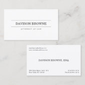 Beroepsofficier Visitekaartje (Voorkant / Achterkant)