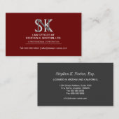 Beroepsofficier Visitekaartje (Voorkant / Achterkant)