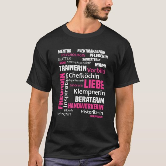 Beroepsopleidingen voor vrouwen t-shirt (Voorkant)