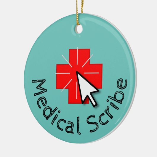 Beroepsprocedure medische recept keramisch ornament (Links)