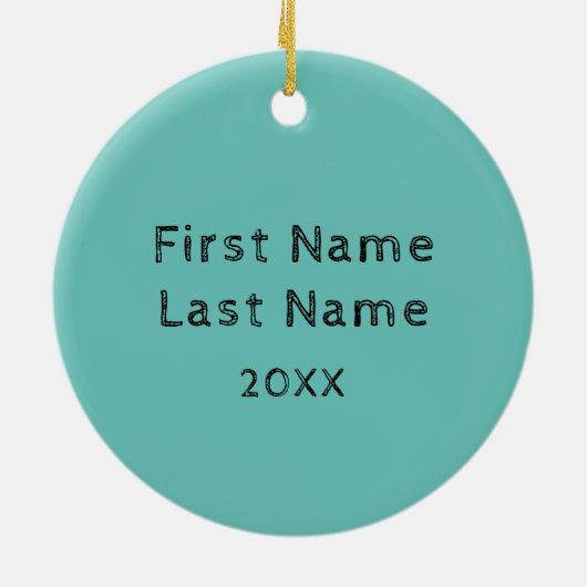 Beroepsprocedure medische recept keramisch ornament (Achterkant)