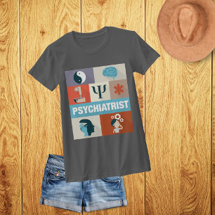 Beroepspsychiater Iconisch Ontworpen T-shirt