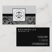 beroepsrecht : demask justice schalen visitekaartje (Voorkant / Achterkant)