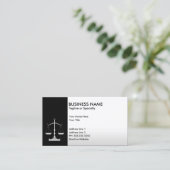 beroepsrecht visitekaartje (Staand voorkant)