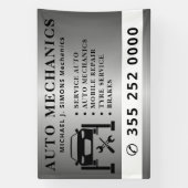 Beroepsservicebord voor autoreparatie spandoek (Verticaal)