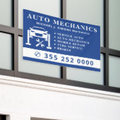 Beroepsservicebord voor autoreparatie spandoek (Buitenkant Gebouw)