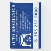 Beroepsservicebord voor autoreparatie spandoek (Verticaal)