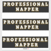 Beroepsslaper Typografie Sticker (Vel)