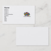 Beroepstherapeutische bloei 1 visitekaartje (Voorkant / Achterkant)