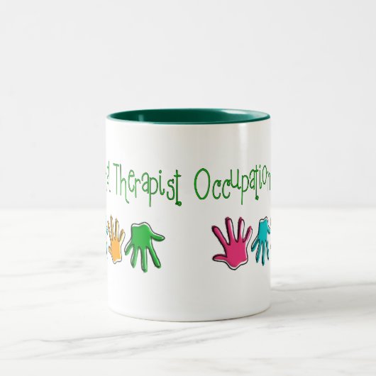 Beroepstherapeutische cadeaus tweekleurige koffiemok (Center)