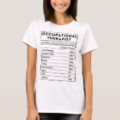 Beroepstherapeutische Voedingsgegevens T-shirt (Voorkant)