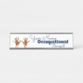 Beroepstherapie Aangepaste naam Bord Bureau Naambordje (Voorkant)