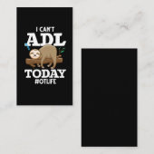 Beroepstherapie ADL Beroepstherapie Visitekaartje (Voorkant / Achterkant)