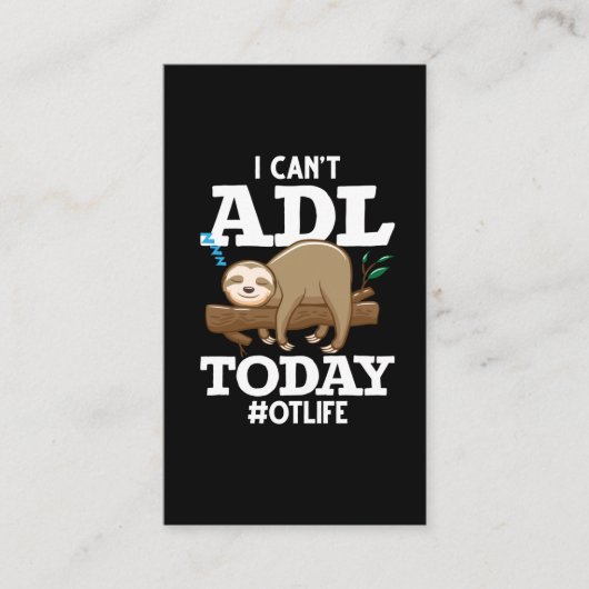 Beroepstherapie ADL Beroepstherapie Visitekaartje (Voorkant)