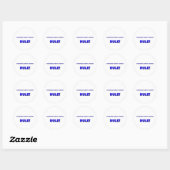 Beroepstherapie assistenten regel! ronde sticker (Vel)