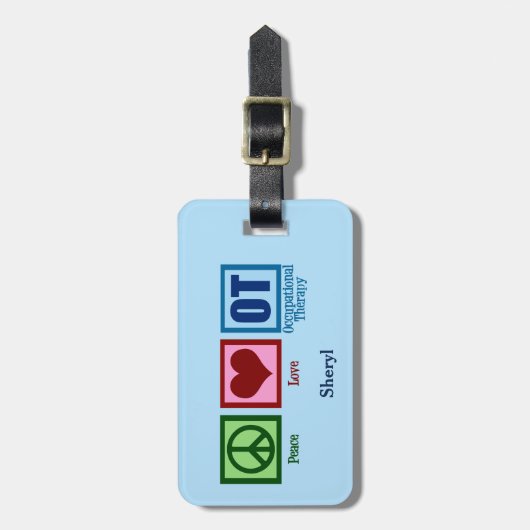 Beroepstherapie Bagagelabel (Voorkant verticaal)