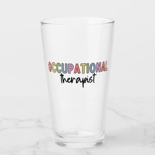 Beroepstherapie bij beroepsmatige therapie glas (Voorkant)