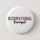 Beroepstherapie bij beroepsmatige therapie ronde button 5,7 cm (Voorkant)