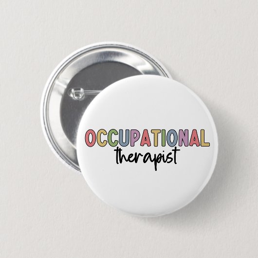 Beroepstherapie bij beroepsmatige therapie ronde button 5,7 cm (Voorkant /achterkant)