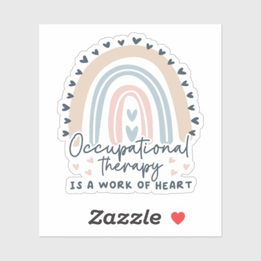 Beroepstherapie bij beroepsmatige therapie sticker (Vel)