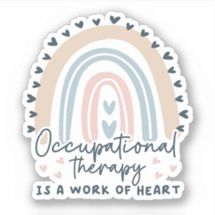 Beroepstherapie bij beroepsmatige therapie sticker