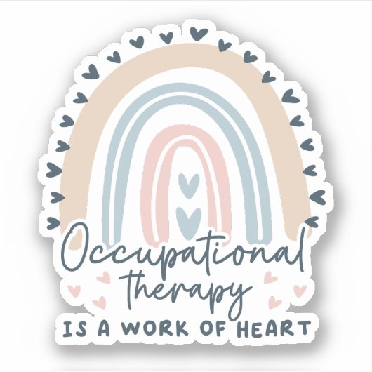 Beroepstherapie bij beroepsmatige therapie sticker (Voorkant)