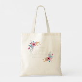 Beroepstherapie bij Floral Therapist Gift Tote Bag (Achterkant)