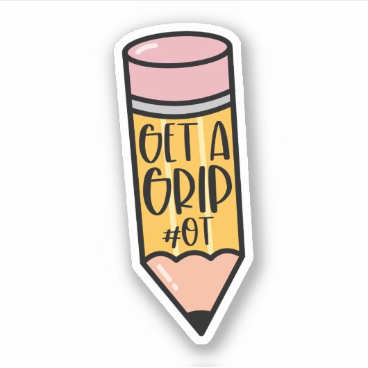 Beroepstherapie bij therapeutische therapie sticker (Voorkant)