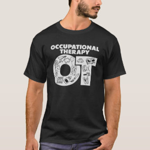 Beroepstherapie bij therapie met pediatrische cura t-shirt